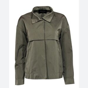 NEW Lafayette 148 New York- Camo Green Utility Jacket size small